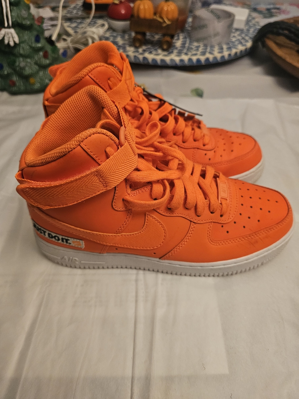 Nike Air Force 1 High Sneakers Orange US 7 Youth